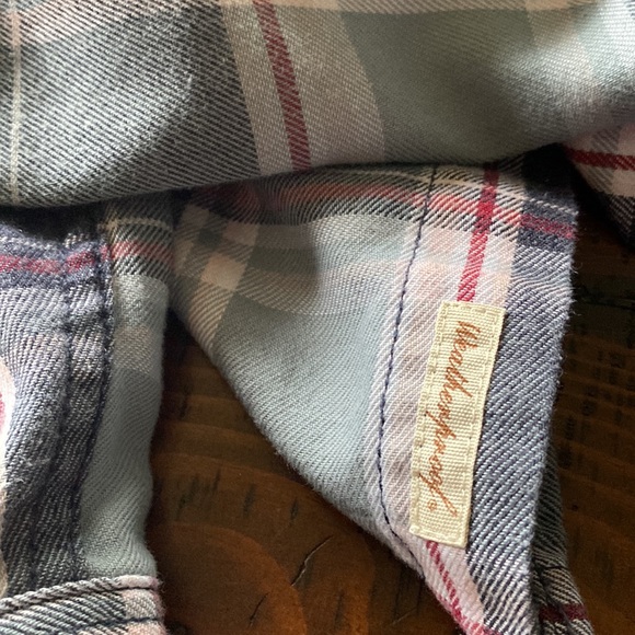 Weatherproof Vintage mens plaid flannel button down shirt size Large EC - Picture 10 of 10